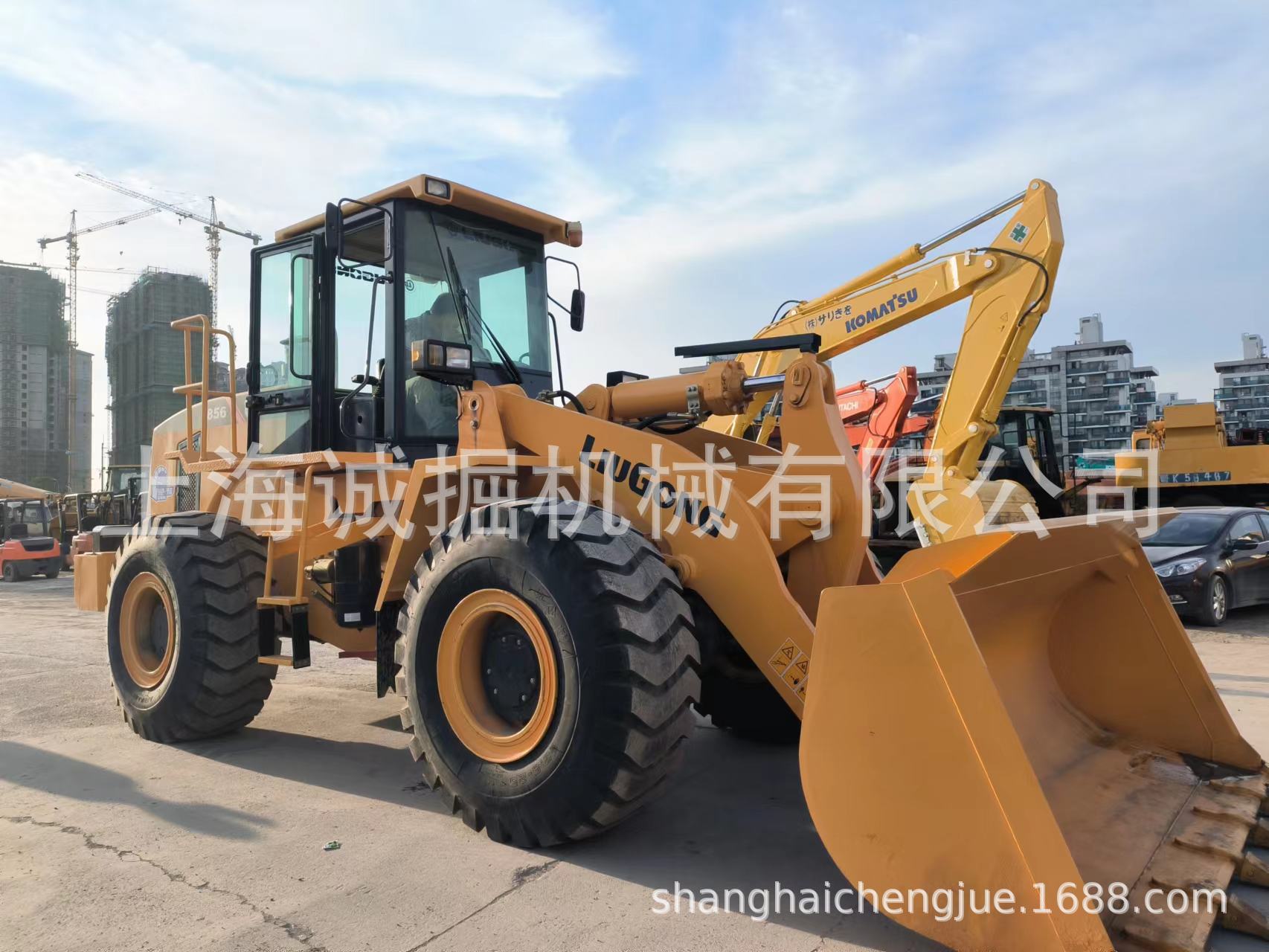 柳工856装载机 卡特950 966H装载机5吨铲车上海出口