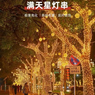 Led String Lights Flashing Lights String Lights Starry Sky Colorful Atmosphere Lights New Year Decoration Spring Festival Outdoor Neon