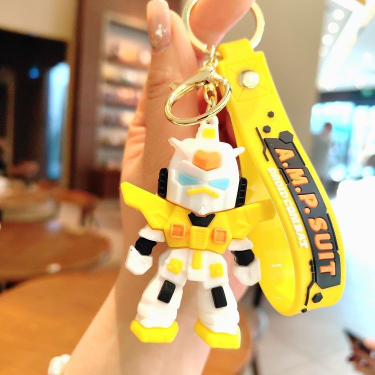 Dibujos animados pvc serie de anime llavero juego de marea muñeca llavero de coche bolsa colgante máquina de garra regalo al por mayor