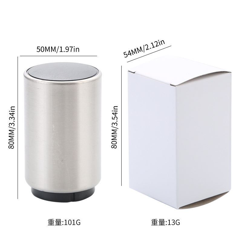 Tipo de prensa de acero inoxidable creativo transfronterizo automático abridor de botellas de cerveza restaurante bar hogar abridor de botellas de metal vino artefacto