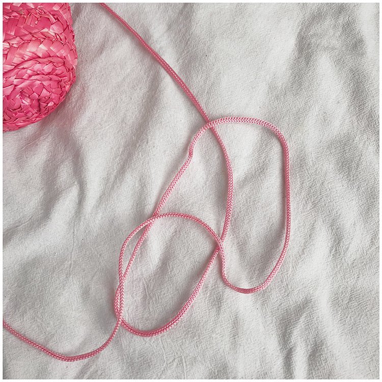 Fabrik Großhandel neue süße Kirsche Stroh Tasche Geldbörse Sommer Crossbody Stroh Tasche gewebte Tasche Urlaub Strandtasche_voghion.com