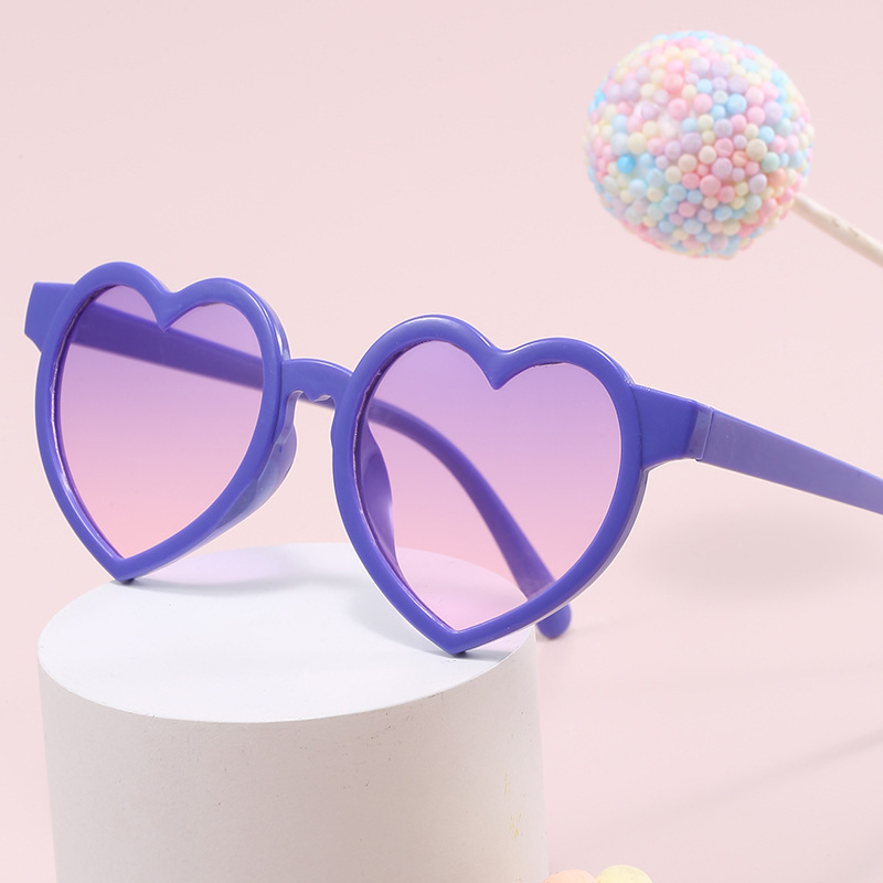 children's brand cute glasses heart shaped for men and women
