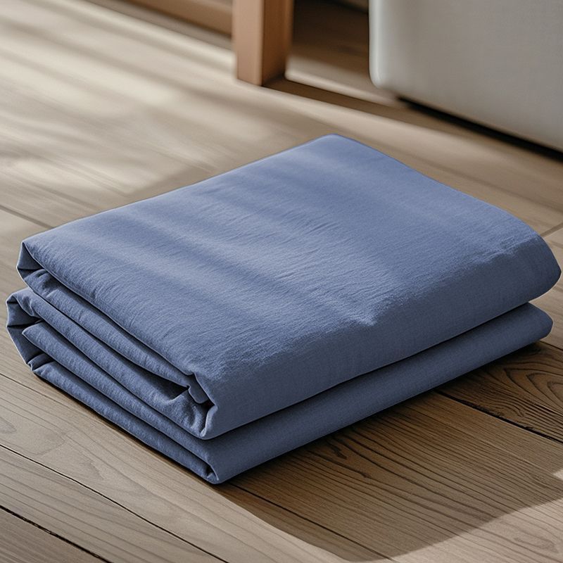 Color sólido piel transpirable sábanas de algodón lavable de una sola pieza dormitorio de estudiantes una sola colcha de almohada de tres piezas conjunto 2026 nuevo