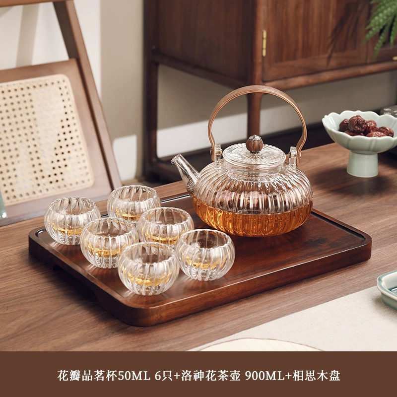 Glass flavored tea, teapot, tea cup, tea set, wholesale, increased thickness