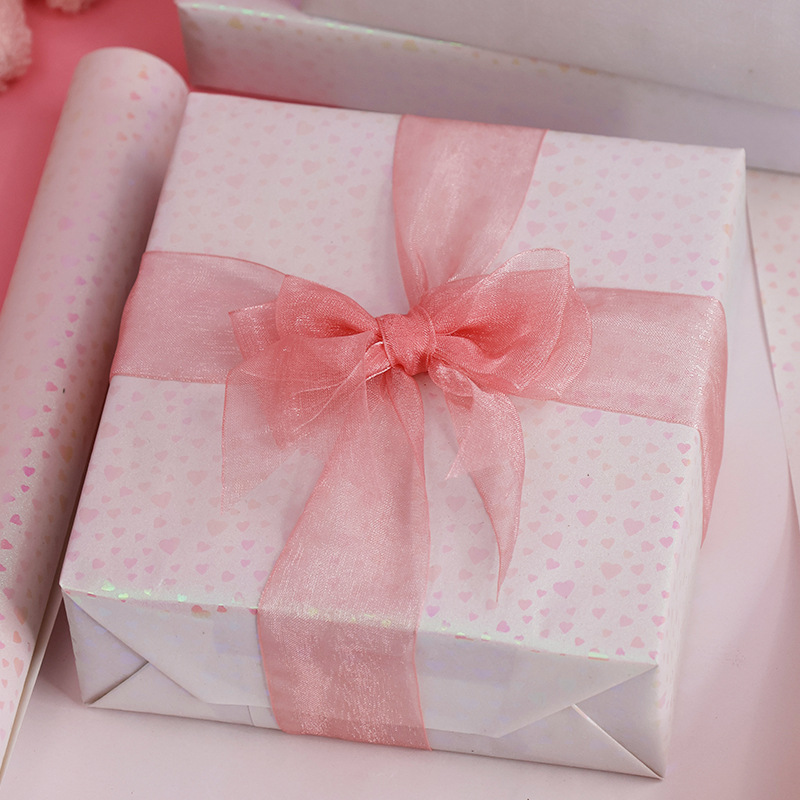 Exclusión transfronteriza para la serie de polvos brillantes con fantasía, rollo de gran tamaño, regalo de cumpleaños, papel de regalo de vacaciones, sentido avanzado