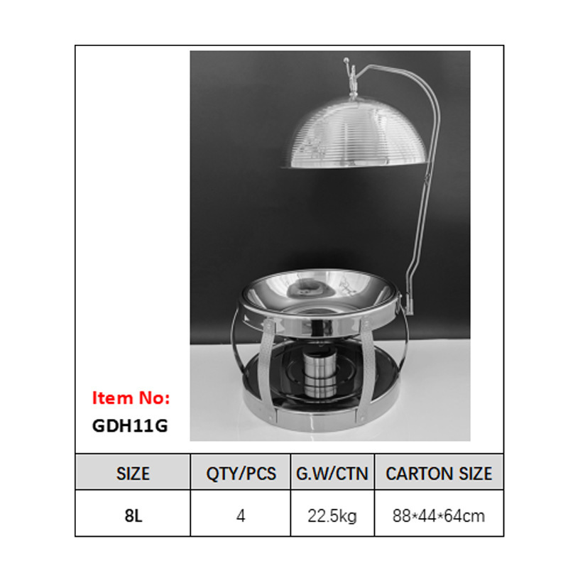现货不锈钢金色吊炉酒店自助餐炉婚庆活动布菲炉 Hanging Chafing|undefined