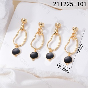 18K������ͺ�ɫ������β�B�ӿ�diy��朴�������������Ʒ���