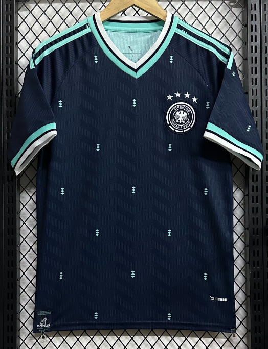 Una pieza de camiseta 2425 equipo nacional México Italia Brasil España Portugal uniforme de fútbol bordado