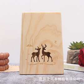 实木拇指琴17音便携初学者乐器地摊摆件工艺品木质手指钢琴木盒