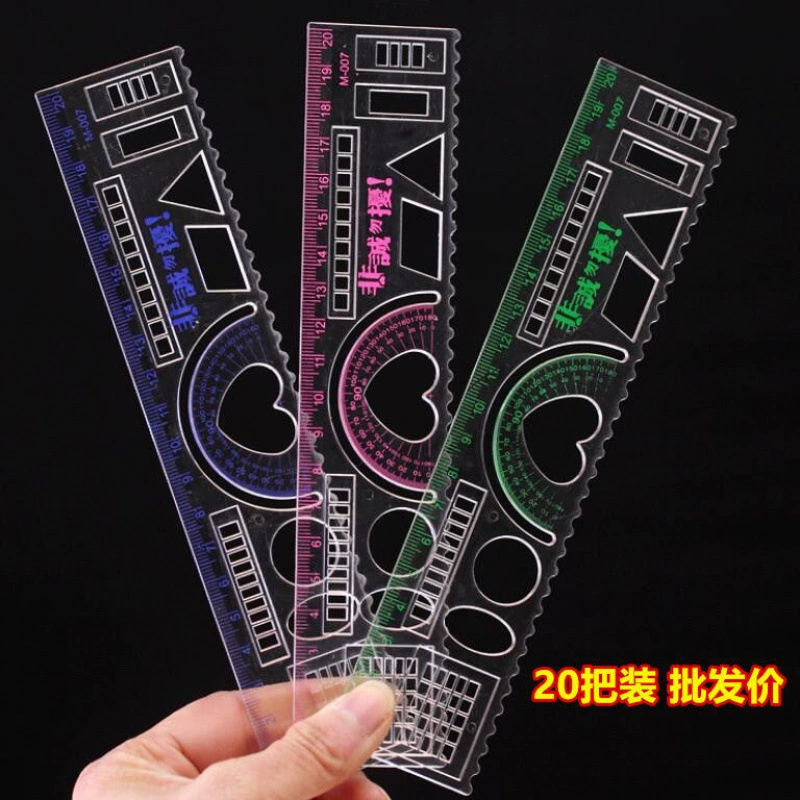 Многофункциональная линейка шкалы 20 см