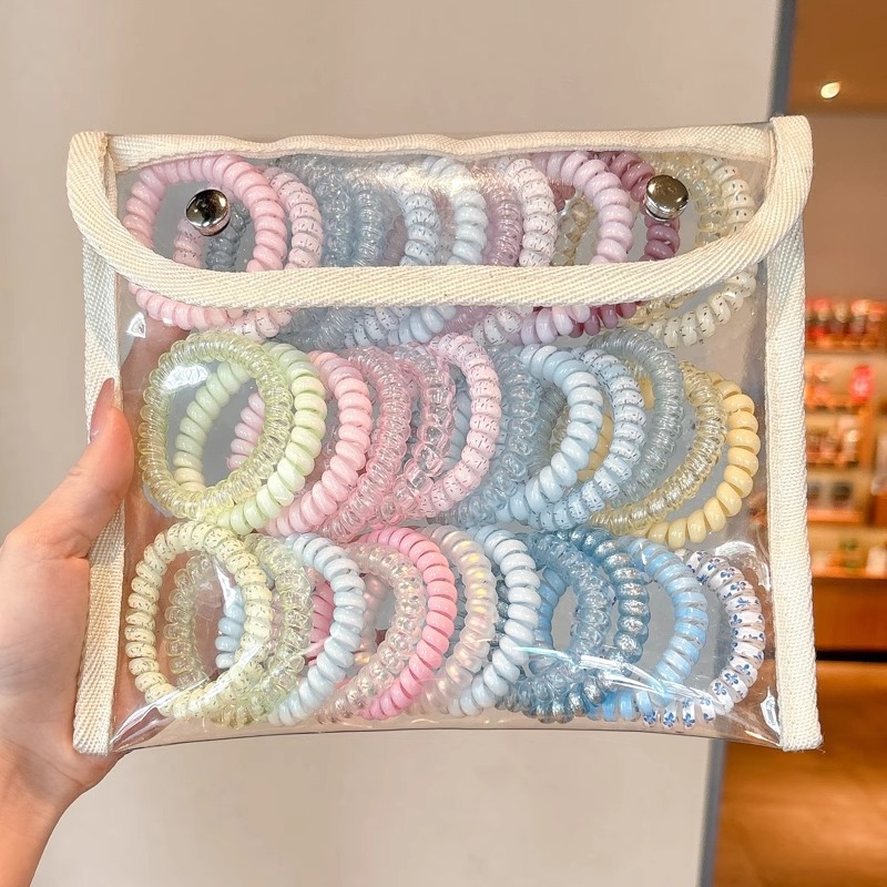 Línea telefónica anillo para el cabello femenino 2025 nueva cuerda para la cabeza sin costuras banda de goma elástica de alta calidad tocado de cuerda para el cabello coreano