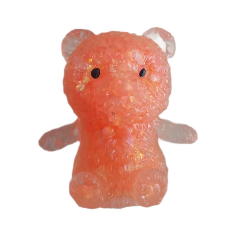 Maltosa amasar música descomprimir juguetes descomprimir amasar lento rebote red animal pequeño juguete gato cachorro oso