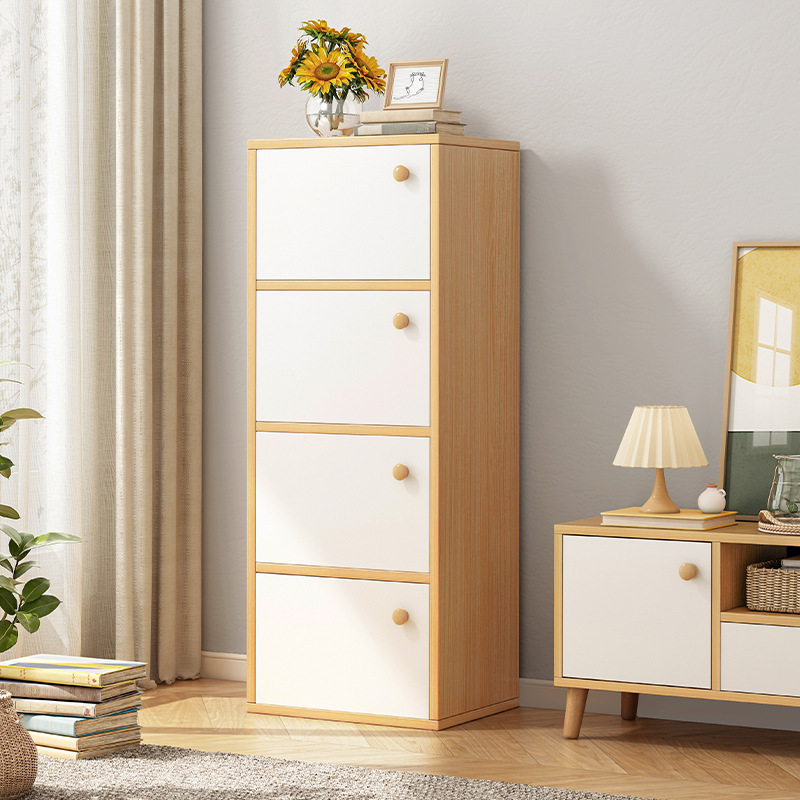 Zapatero Gabinete de la puerta del pasillo con la puerta del hogar pasillo estrecho simple alta vertical caja de absorción armario simple zapato integrado rack