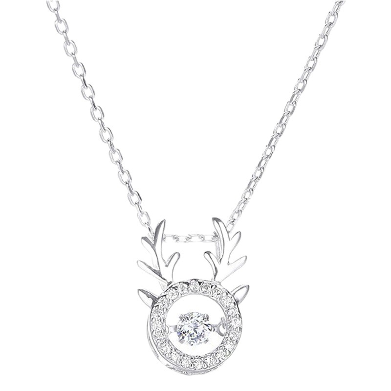 Red de celebridades Collar de acero de titanio de lujo ligero que no se desvanece Mujer de todo fósforo de alta gama Colgante de moda de nicho Temperamento Joyas de cadena de clavícula