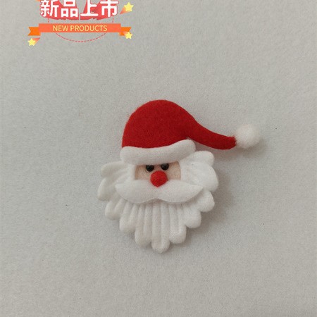 Nuevos accesorios de fieltro de Navidad alce pecado semiacabado reno de Navidad muñeco de nieve viejo árbol de Navidad diy