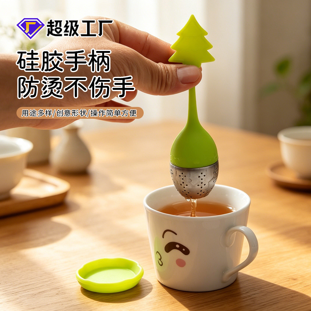 Infusor de Té de Acero Inoxidable 304 y Silicona