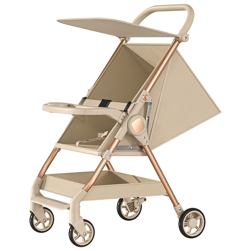 Folding children's handheld walk stroller to go out, new collection