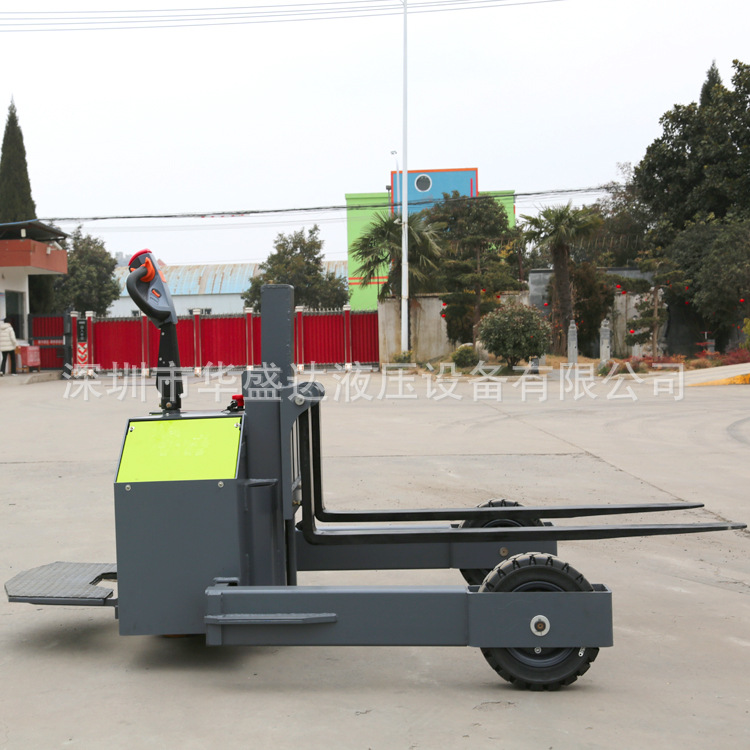 全电动山地型搬运车 越野电动叉车堆高车 自动山地型搬砖车