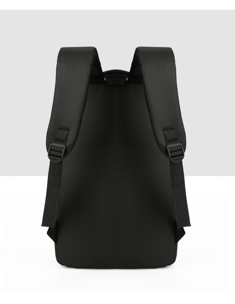 New simple and individual color-blocked backpack, large-capacity fashionable and trendy backpack, business commuting, student computer schoolbag undefined