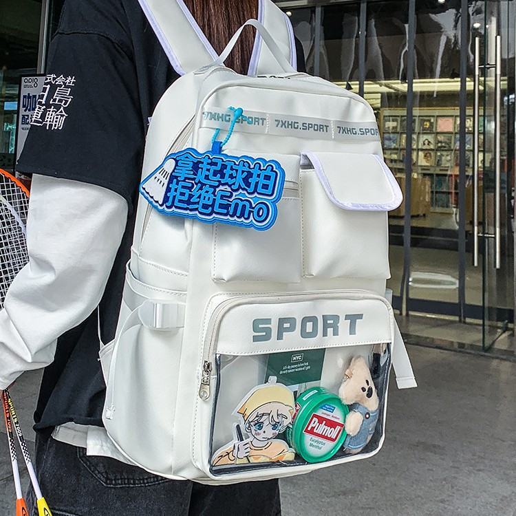 New Badminton Bag Backpack School Bag Independent Shoe Compartment Large Capacity Sports Tennis Bag Professional Wholesale Cross-Border