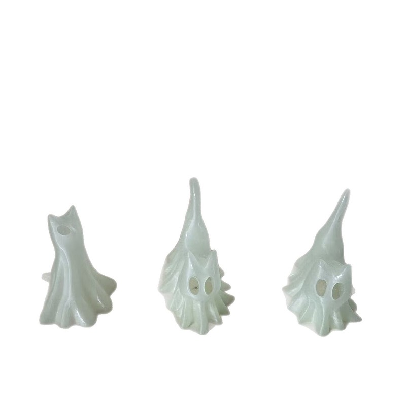 新品3D打印会发光的幽灵猫家居装饰桌面摆件万圣节礼物工艺品夜光|undefined