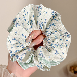 Coreano de alta calidad, anillo de cabello de intestino grueso, cuerda de cabello de encaje de encaje de gran tamaño, toallas de goma cuadradas, cuerda de cabello de anillo