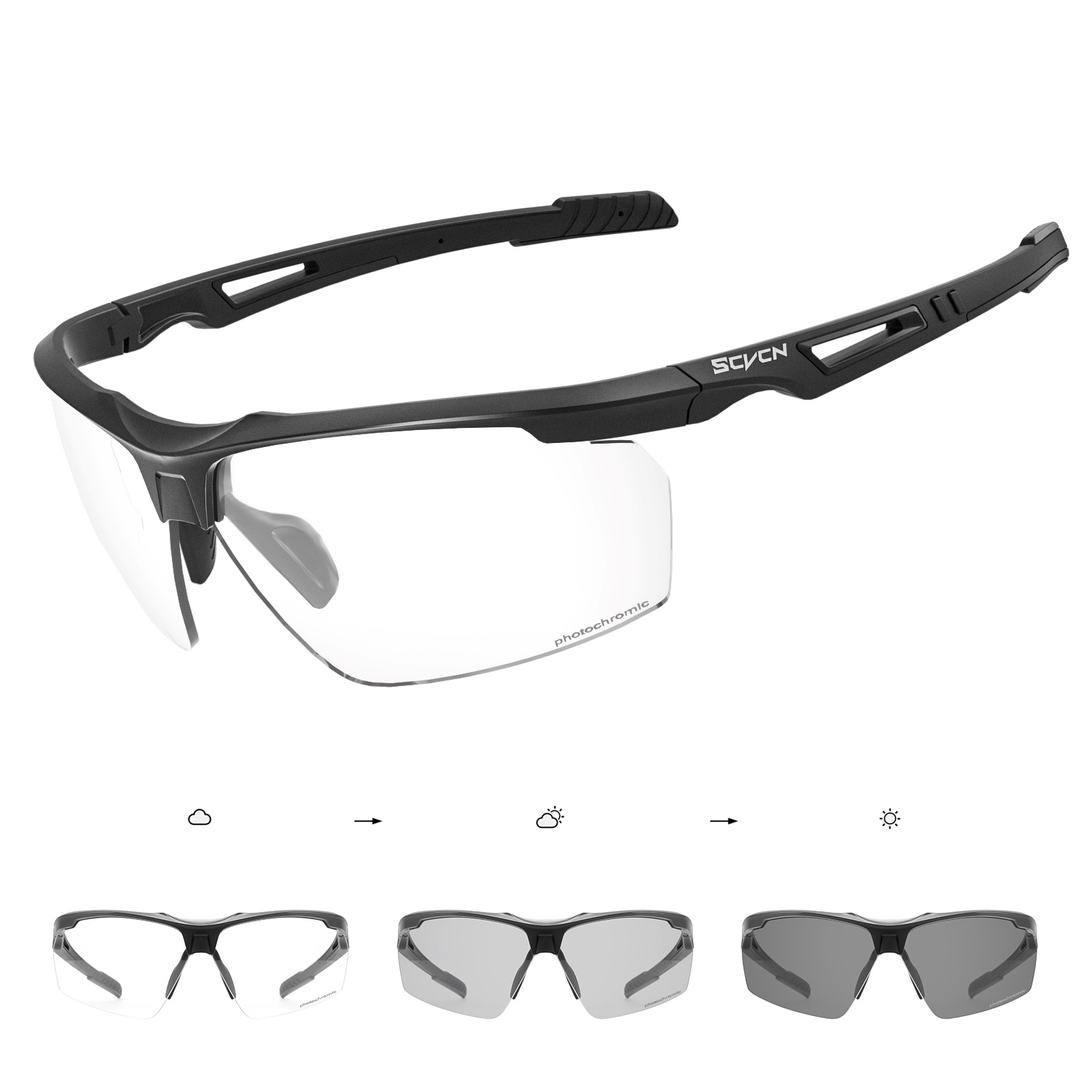 Gafas Polarizadas Deportivas TR90 con Protección UV para Ciclismo y Pesca