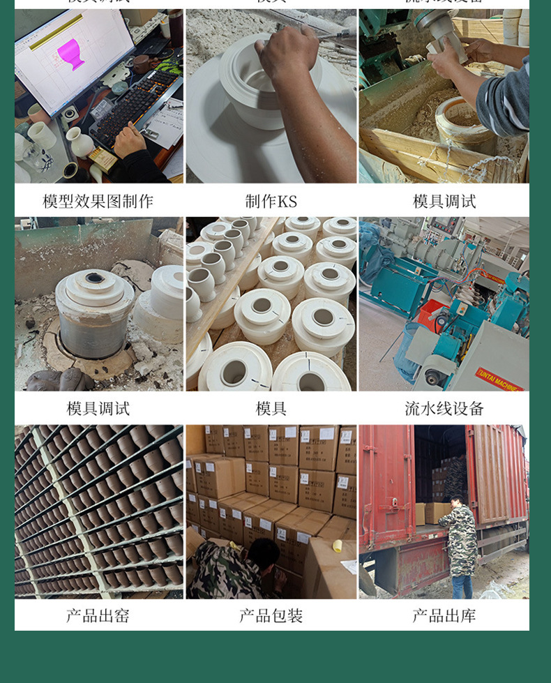 Ceramic Moxibustion Cup Gua Sha Jar Double Layer Heat Insulated Ash Grid Design for Home Meridian Care details
