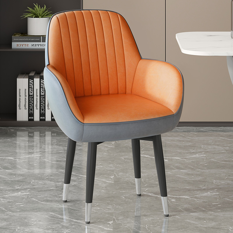 전면 주황색 [테크니컬 천] 블랙 실버 탄소강 고정 다리