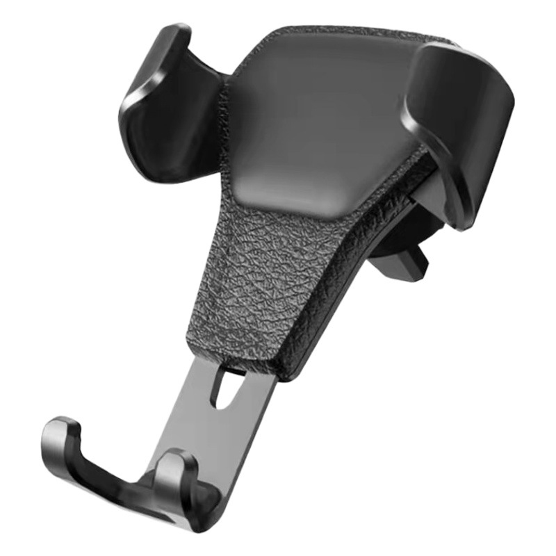 Soporte de teléfono móvil de coche transfronterizo salida de aire soporte de gravedad interna del coche patrón de cuero soporte de teléfono móvil Procesamiento de personalización