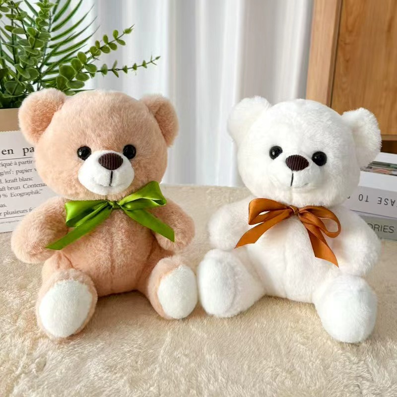 Suéter transfronterizo Teddy Bear muñecas muñecas juguetes de peluche actividad de publicidad LOGO impresión regalos de graduación escolar