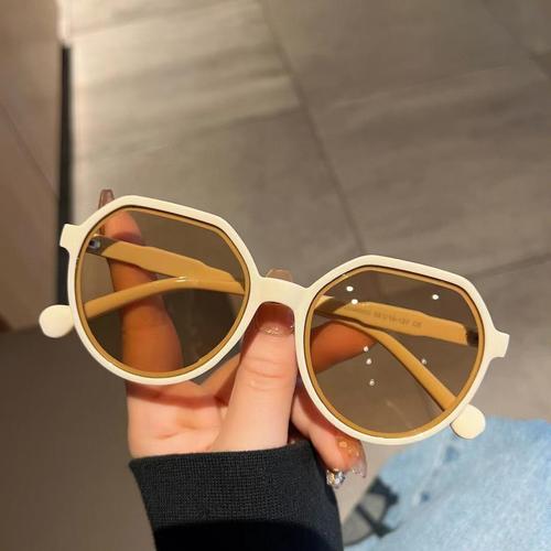  New Internet Celebrity Sunglasses Women's Trendy Anti-UV Retro Street Photography Sunglasses Ins Advanced Personalized Sunglasses