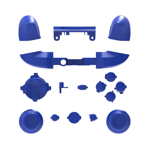 Pockmarked Buttons-Blue