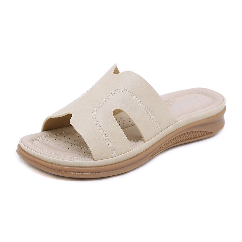 Z637-2 New Model 2026 Spring and Summer Women's Casual Lightweight Large Size Retro Wedge Comfortable Sandals