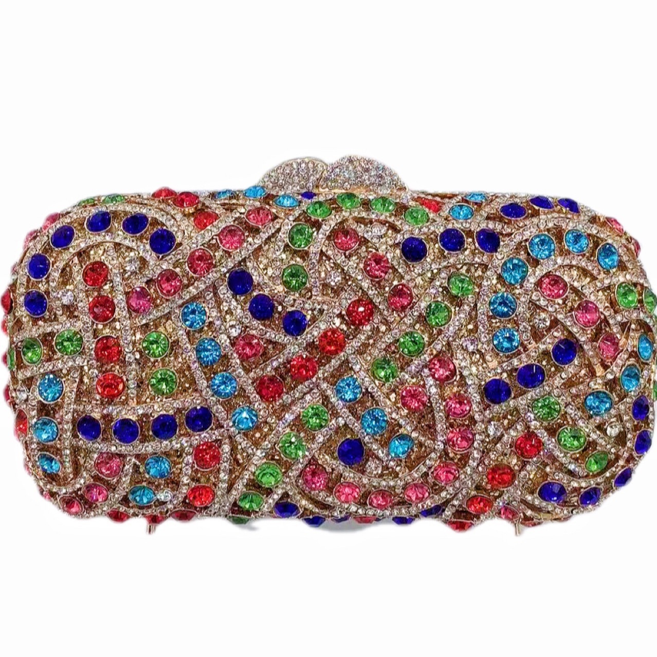 Seleccione estrictamente la nueva bolsa de banquete de diamantes huecos, bolsas de mano de banquete europeas y americanas, bolsas de diamantes, bolsas de bolsa de embrague, vestidos de diamantes