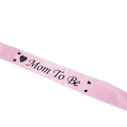 Baby Party Baby show Love correa de hombro de una sola capa correa de etiqueta correa de hombro de una sola fiesta Mamá a ser