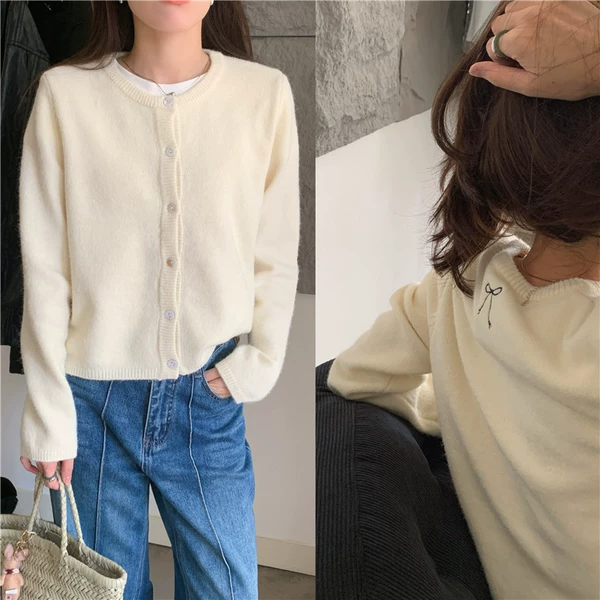 Black cardigan【8505】