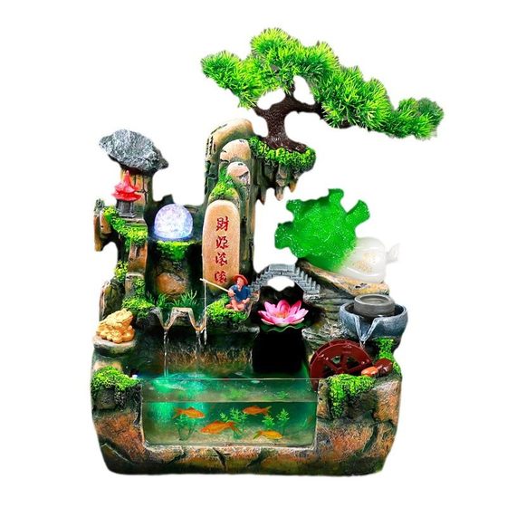 Creative rockery flowing jade cabbage ornaments crafts decoration office living room porch shop opening ceremony 800