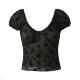 YALTEI Spring New Women's European and American Style French Fashion Design Rose Mesh Skirt