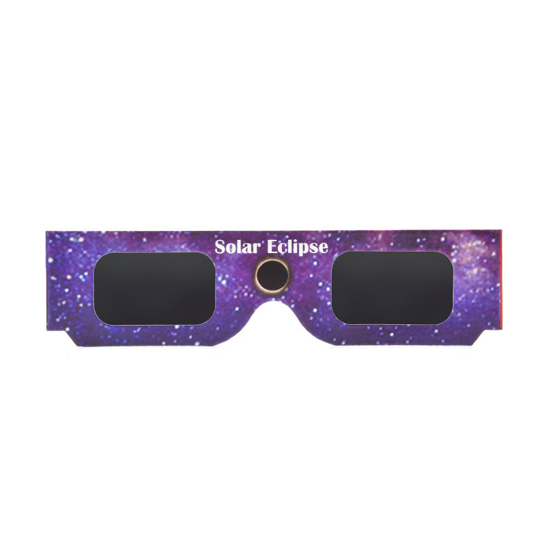 Manufacturer Wholesale Solar Eclipse Viewing Glasses Frame Paper-Made Total Solar Eclipse Glasses Ce Iso Certified
