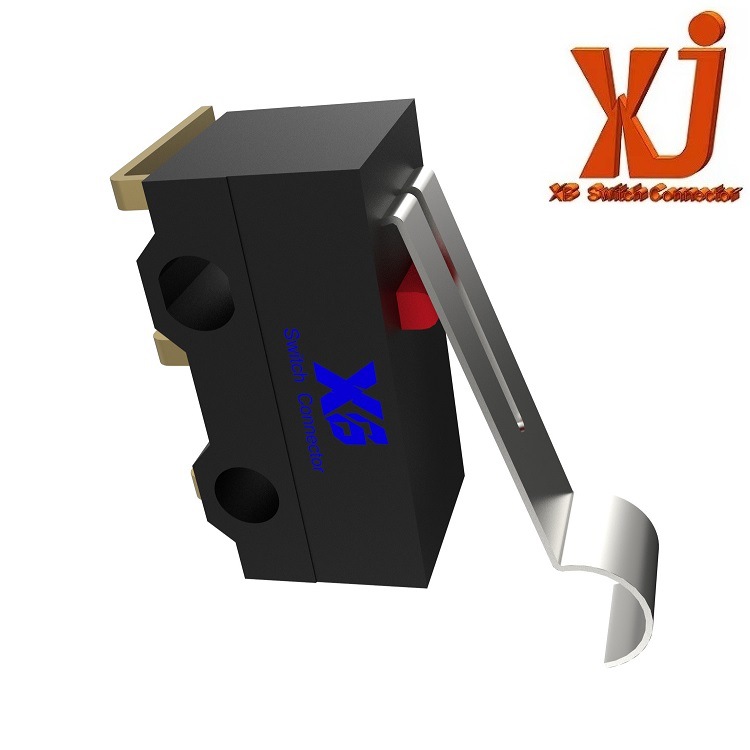 直售弯脚微动开关 三脚小型微动开关 复位微动开关 大电流1A 3A