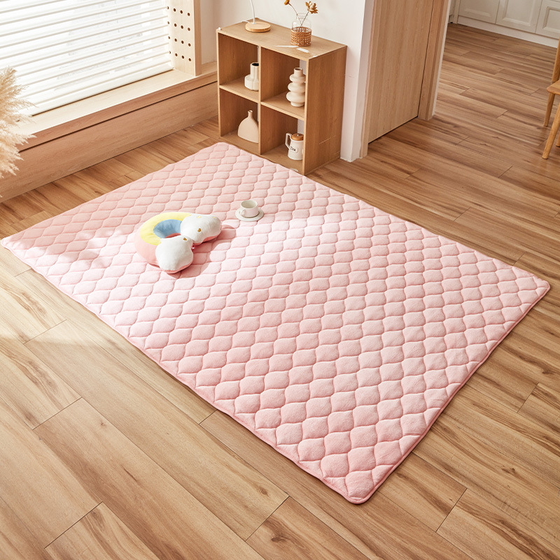 플러시 푹신한 쿠션 핑크