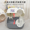 Splash -proof sand long channel cat sand pot full -closed corridor cat toilet large deodorant cat shit basin spot wholesale