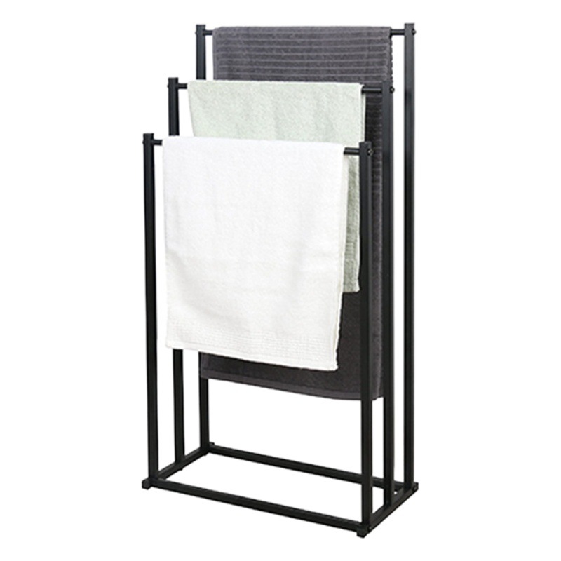 Towel Rack, Vertical, No-Drill Metal Bathtub Rack, Bath Towel Rack, Bathroom Storage Rack, Hanging Rod, Exclusively for Cross-Border Sales