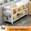 Каменный вариант, Белый, 3 уровня (Дл.70 × Ш.42 × В.80 см), защита от жира и загрязнений