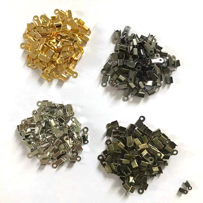 跨境新款貨源光面飾品小夾片 diy飾品配件龍蝦扣皮繩夾片材料批發