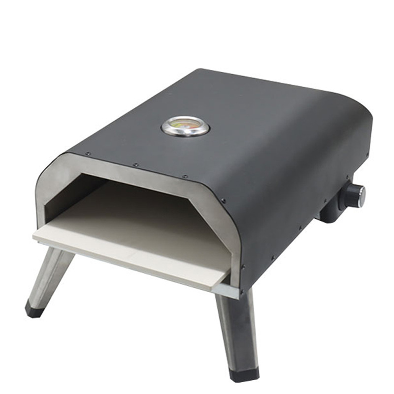 Horno de pizza a gas de 12 pulgadas, portátil para exteriores, con patas plegables, parrilla de pizza a gas, horno de pizza a gas licuado