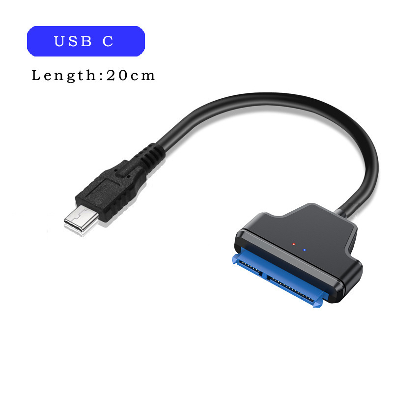 クロスボーダー USB3.0 から SATA ハードドライブデータケーブル 2.5/ 3.5inch SSD ハードドライブユニバーサル転送イージードライブケーブル|undefined
