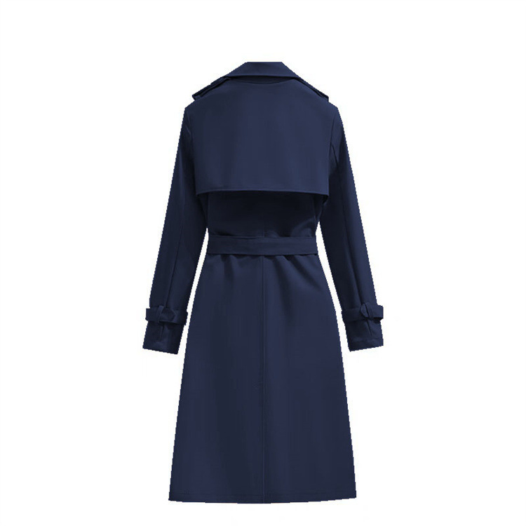 ng2510292 2025 Spring And Autumn New Fashion Women's Korean Style Mid-Length Fashionable Elegant Casual Trench Coat Long Sleeve_ecoleips.com