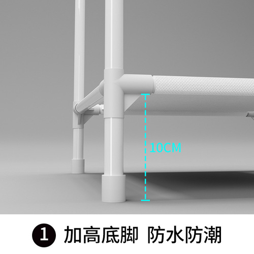 Corner Simple Clothes Rack, Home Use Floor Standing Clothes Hanger, New Modern Minimalist Corner Rack, Indoor Assembled Clothes Rack